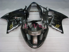Flame - Black Grey Fairings and Bodywork For 1996-2007 CBR1100XX #LF5136