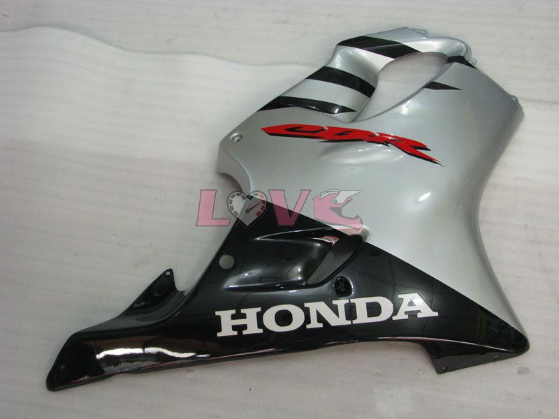 Factory Style - Black Silver Fairings and Bodywork For 2001-2003 CBR600F4i #LF7650