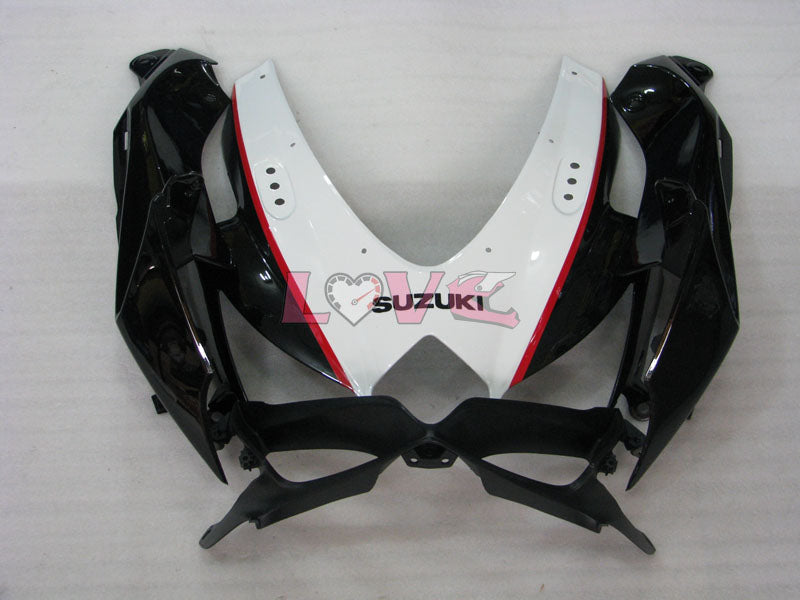 YOSHIMURA - White Black Fairings and Bodywork For 2008-2010 GSX-R600 #LF3966