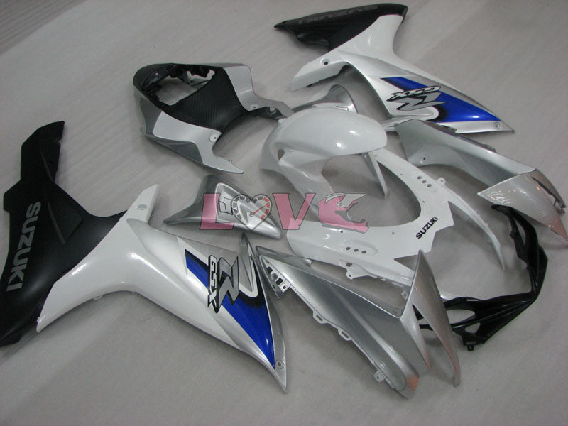 Factory Style - White Silver Fairings and Bodywork For 2011-2026 GSX-R750 #LF3868