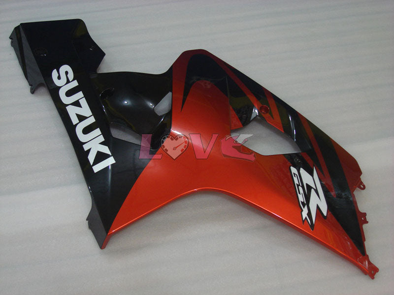 Factory Style - Orange Black Fairings and Bodywork For 2004-2005 GSX-R600 #LF6482