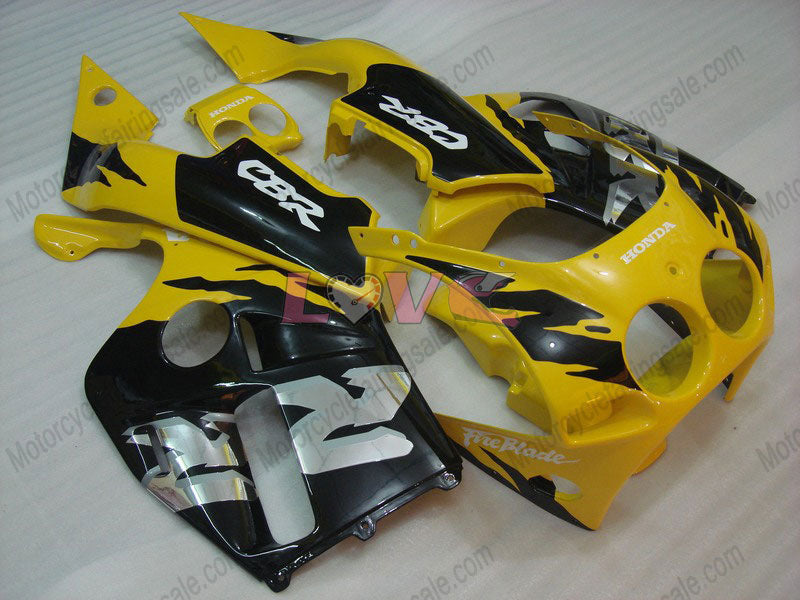 Fireblade - Yellow Black Fairings and Bodywork For 1988-1989 CBR250RR #LF5054