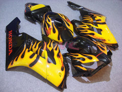 Flame - Yellow Black Fairings and Bodywork For 2004-2005 CBR1000RR #LF7336