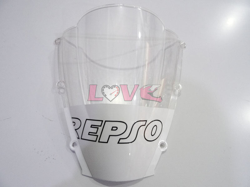 Repsol - White Silver Fairings and Bodywork For 2003-2004 CBR600RR #LF4444