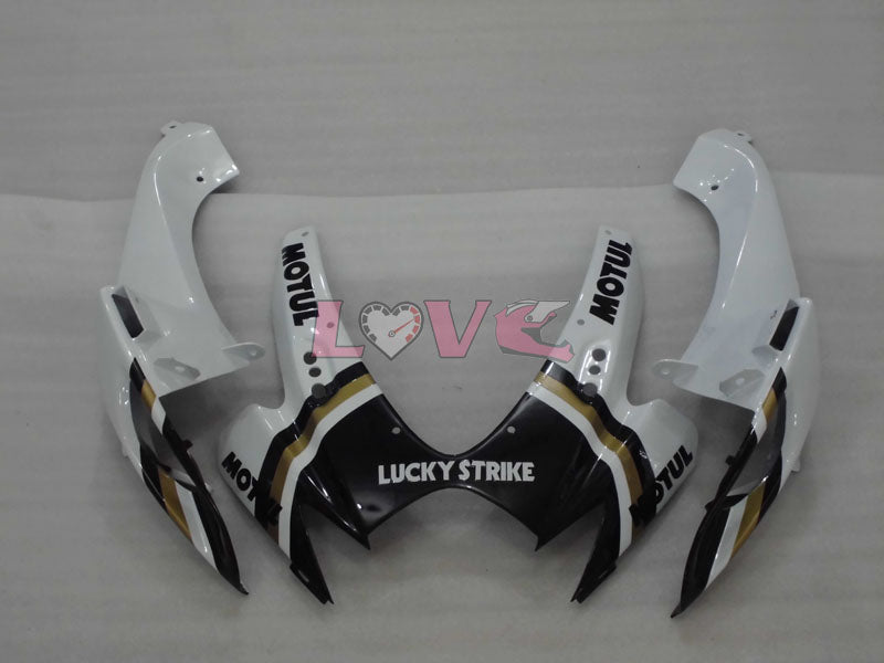 Lucky Strike MICHELIN MOTUL - White Black Fairings and Bodywork For 2006-2007 GSX-R600 #LF6340