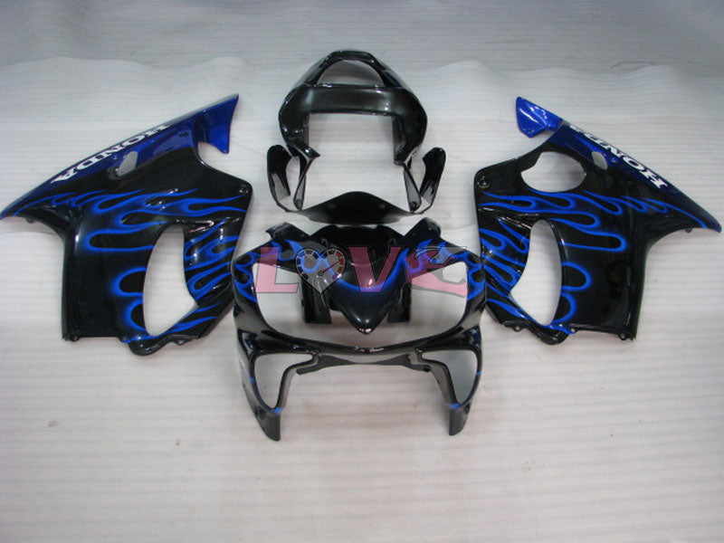 Flame - Blue Black Fairings and Bodywork For 2001-2003 CBR600F4i #LF7671
