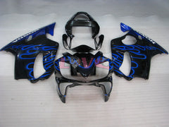 Flame - Blue Black Fairings and Bodywork For 2001-2003 CBR600F4i #LF7671