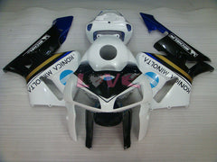 Konica Minolta - White Black Fairings and Bodywork For 2005-2006 CBR600RR #LF4432