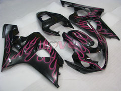 Flame - Black Pink Fairings and Bodywork For 2004-2005 GSX-R750 #LF6584