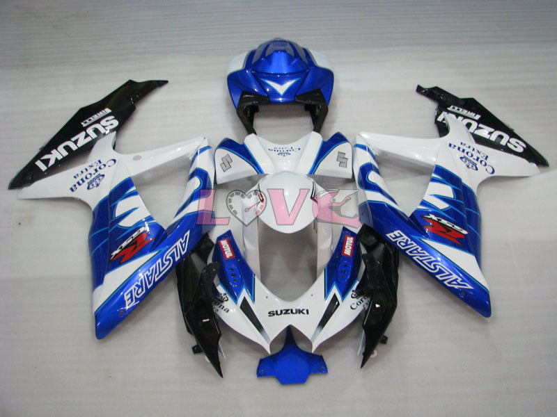 Corona - Blue White Fairings and Bodywork For 2008-2010 GSX-R600 #LF3972