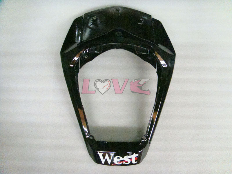 West - White Black Fairings and Bodywork For 2008-2011 CBR1000RR #LF7101