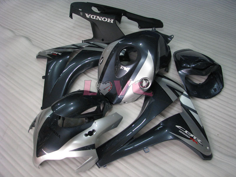 Fireblade - Black Silver Fairings and Bodywork For 2008-2011 CBR1000RR #LF7155
