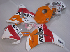 Repsol - Red Orange White Fairings and Bodywork For 2008-2011 CBR1000RR #LF4346