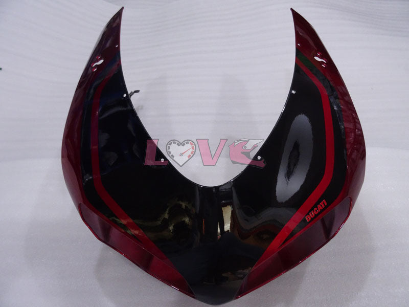 Factory Style - Red wine Black Fairings and Bodywork For 2008-2013 848 #LF3154