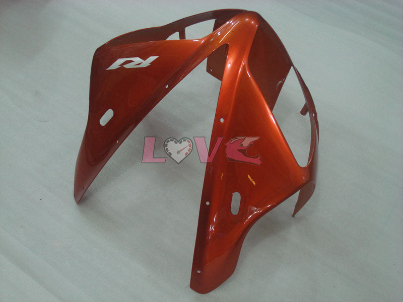 Factory Style - Orange Black Matte Fairings and Bodywork For 2002-2003 YZF-R1 #LF7020