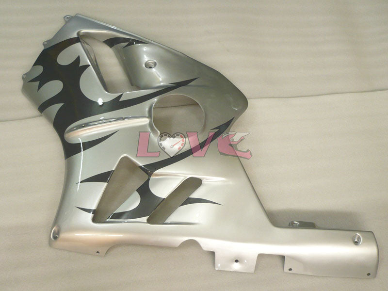 Factory Style - Black Silver Fairings and Bodywork For 2002-2005 NINJA ZX-12R #LF3240