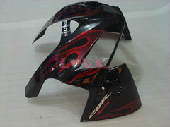 Flame - Red Black Fairings and Bodywork For 2005-2006 CBR600RR #LF7574