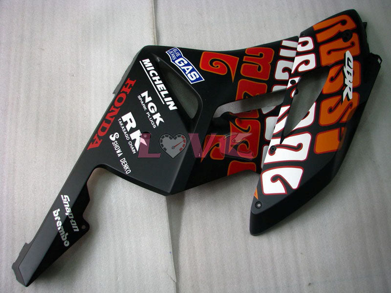 Rossi - Orange Black Matte Fairings and Bodywork For 2004-2005 CBR1000RR #LF7286