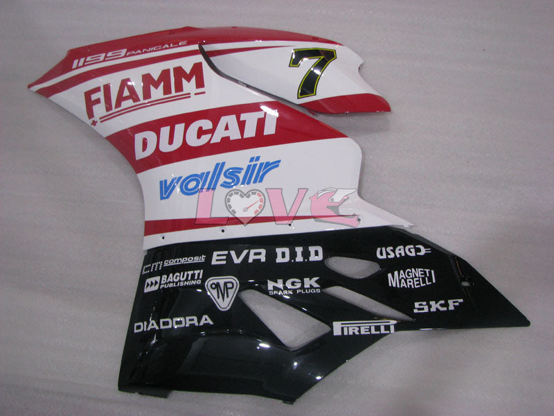 FIAMM - Red White Fairings and Bodywork For 2011-2014 1199 #LF4666
