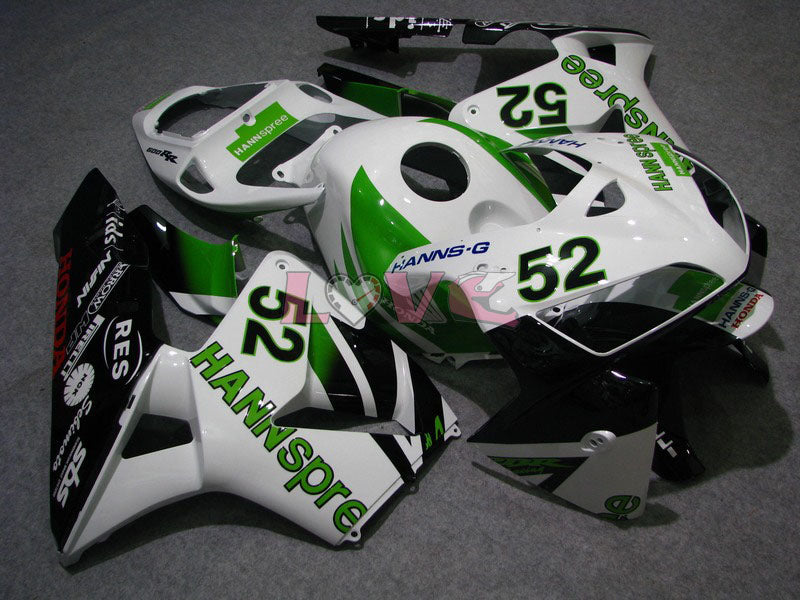 HANN Spree - Green White Black Fairings and Bodywork For 2005-2006 CBR600RR #LF7571