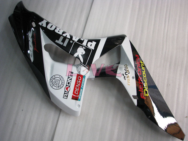 PlayBoy - White Black Fairings and Bodywork For 2006-2007 CBR1000RR #LF7195