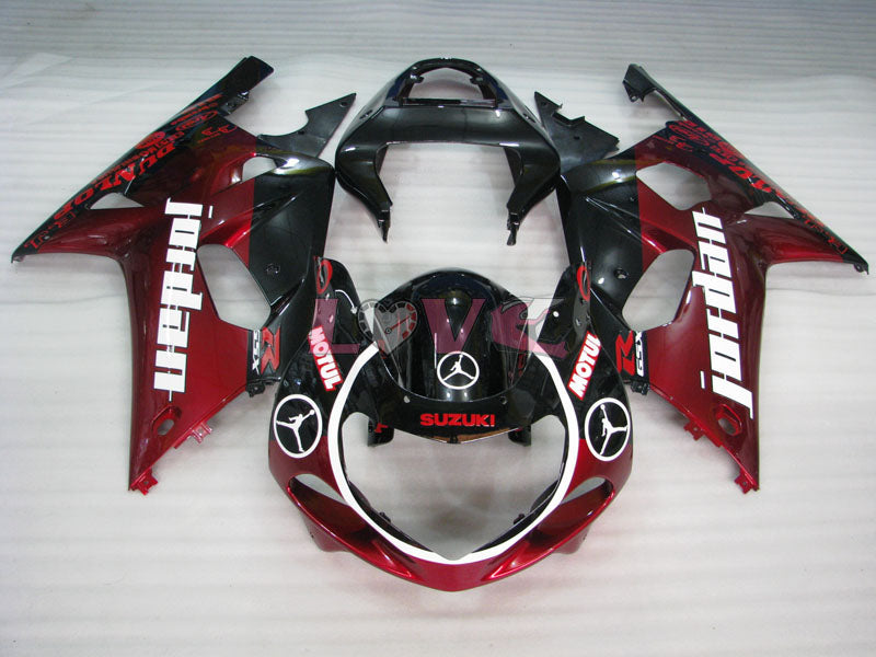 MOTUL - Red Black Fairings and Bodywork For 2000-2003 GSX-R750 #LF4198