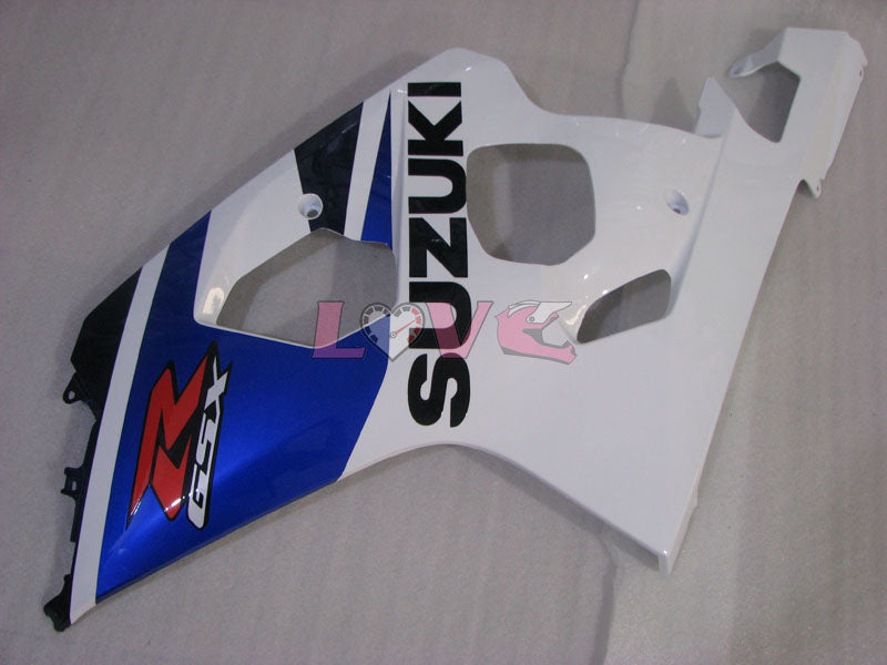 Factory Style - White Black Fairings and Bodywork For 2004-2005 GSX-R600 #LF6483