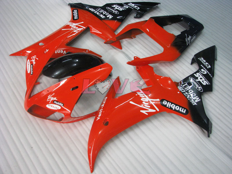 DUNLOP - Red Black Fairings and Bodywork For 2002-2003 YZF-R1 #LF7042