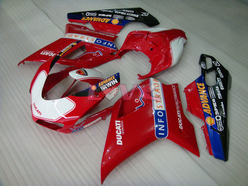 INFO STRADA - Red Black Fairings and Bodywork For 2008-2013 848 #LF5682