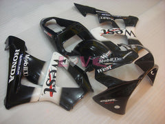 West - White Black Fairings and Bodywork For 2000-2001 CBR929RR #LF5186