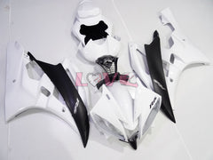 Factory Style - White Black Fairings and Bodywork For 2006-2007 YZF-R6 #LF3448