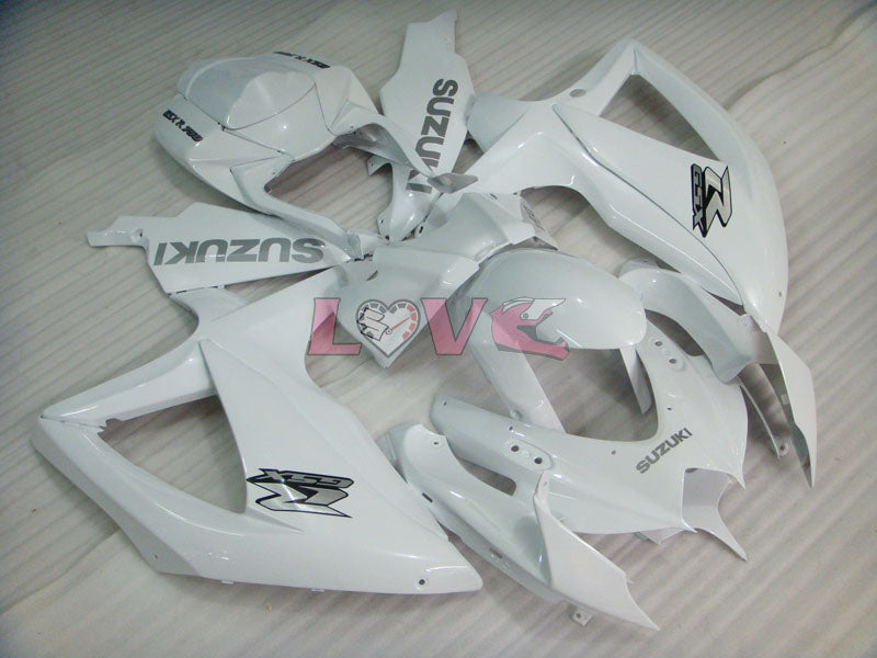 Factory Style - White Fairings and Bodywork For 2008-2010 GSX-R600 #LF3981