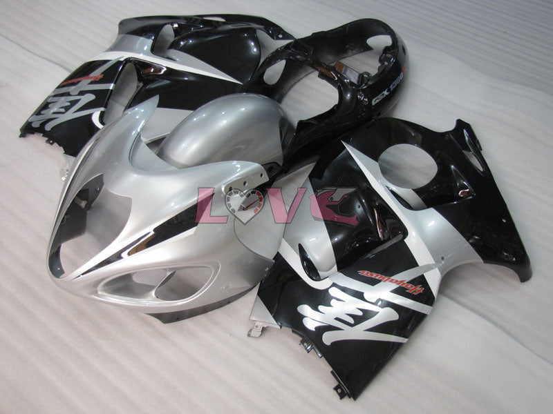 Factory Style - Black Silver Fairings and Bodywork For 1999-2007 Hayabusa #LF3751