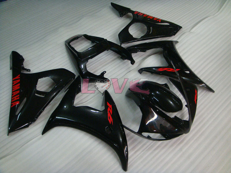 Factory Style - Red Black Fairings and Bodywork For 2003-2004 YZF-R6 #LF3548