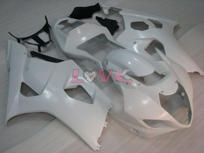 No sticker / decal Factory Style - White Fairings and Bodywork For 2003-2004 GSX-R1000 #LF3857