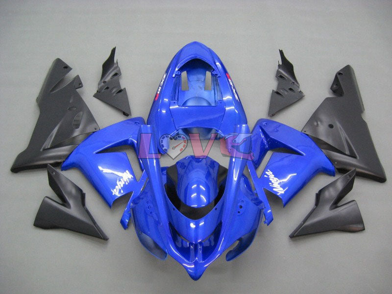 Factory Style - Blue Black Fairings and Bodywork For 2004-2005 NINJA ZX-10R #LF6328