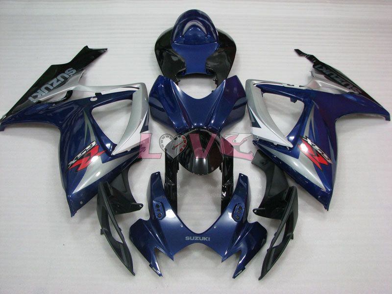 Factory Style - Blue Black Fairings and Bodywork For 2006-2007 GSX-R750 #LF4000