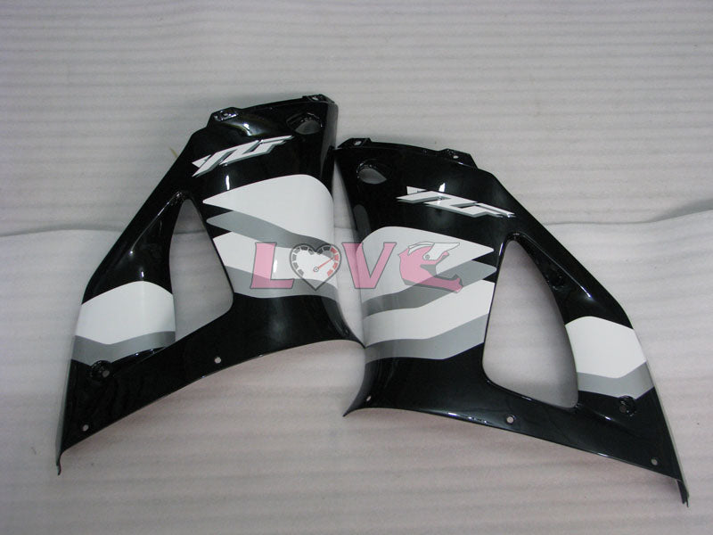 Factory Style - White Black Fairings and Bodywork For 1998-1999 YZF-R1 #LF7078