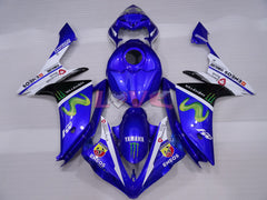 Monster - Blue White Black Fairings and Bodywork For 2007-2008 YZF-R1 #LF3664