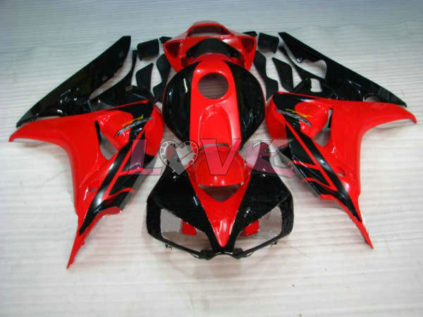 Factory Style - Red Black Fairings and Bodywork For 2006-2007 CBR1000RR #LF7204