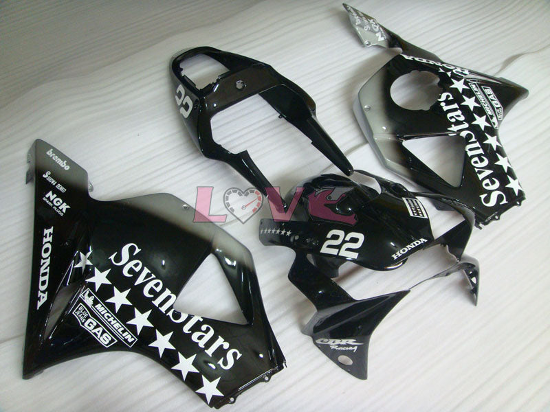 SevenStars - Black Fairings and Bodywork For 2002-2003 CBR954RR #LF5178