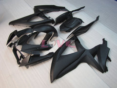 No sticker / decal Factory Style - Black Matte Fairings and Bodywork For 2008-2010 GSX-R600 #LF3895