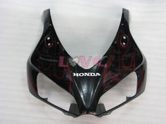 Flame - Red Black Fairings and Bodywork For 2006-2007 CBR1000RR #LF7235