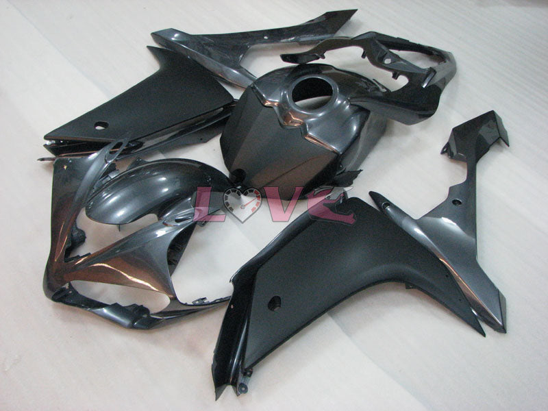 Factory Style - Black Grey Matte Fairings and Bodywork For 2007-2008 YZF-R1 #LF3670