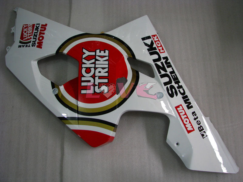 Lucky Strike - Red White Fairings and Bodywork For 2004-2005 GSX-R750 #LF6577