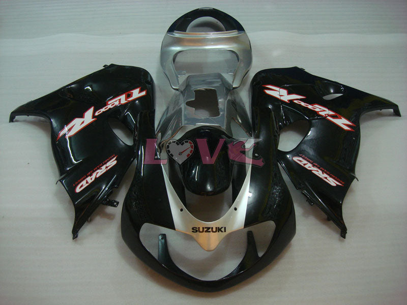 Factory Style - Black Silver Fairings and Bodywork For 1998-2003 TL1000R #LF3731