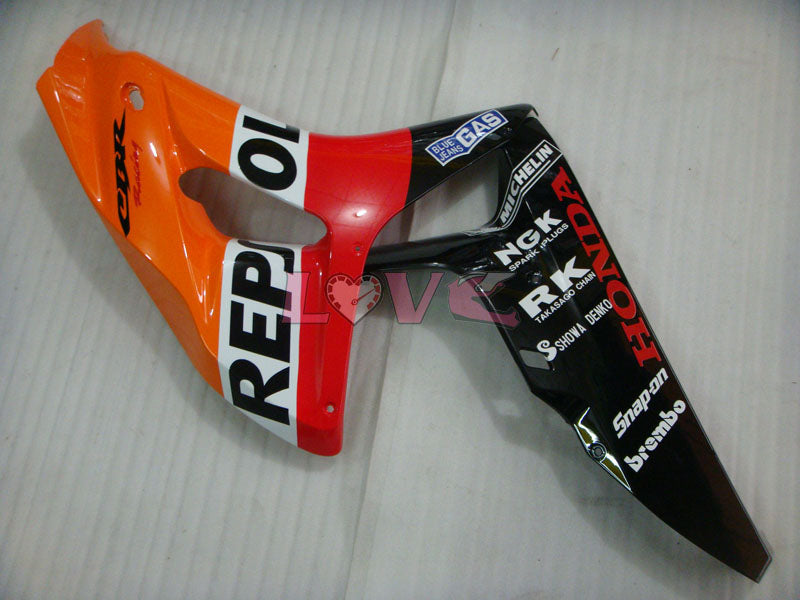 Repsol - Orange Black Fairings and Bodywork For 2006-2007 CBR1000RR #LF7185
