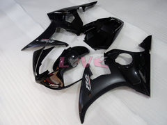 Factory Style - Black Matte Fairings and Bodywork For 2003-2004 YZF-R6 #LF3530