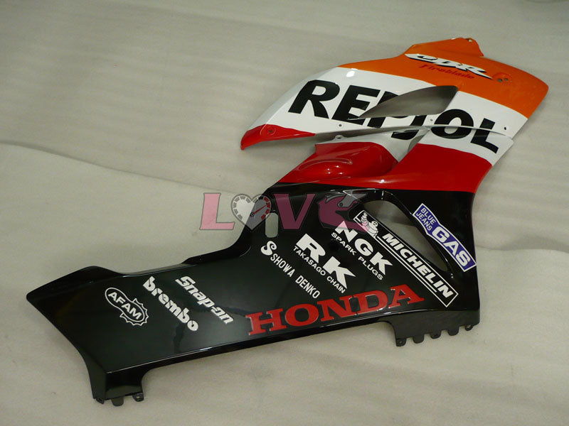 Repsol - Orange Black Fairings and Bodywork For 2004-2005 CBR1000RR #LF4395