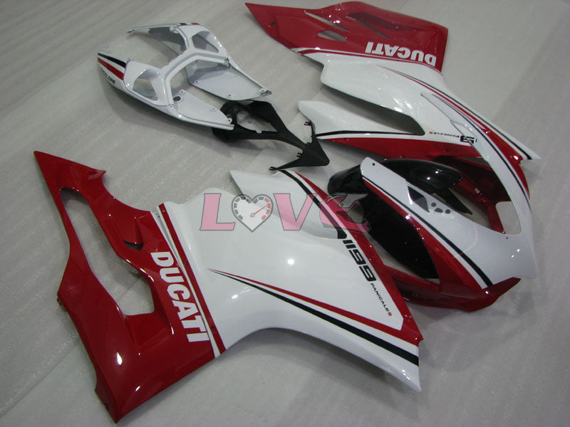 Factory Style - Red White Fairings and Bodywork For 2011-2014 1199 #LF3097
